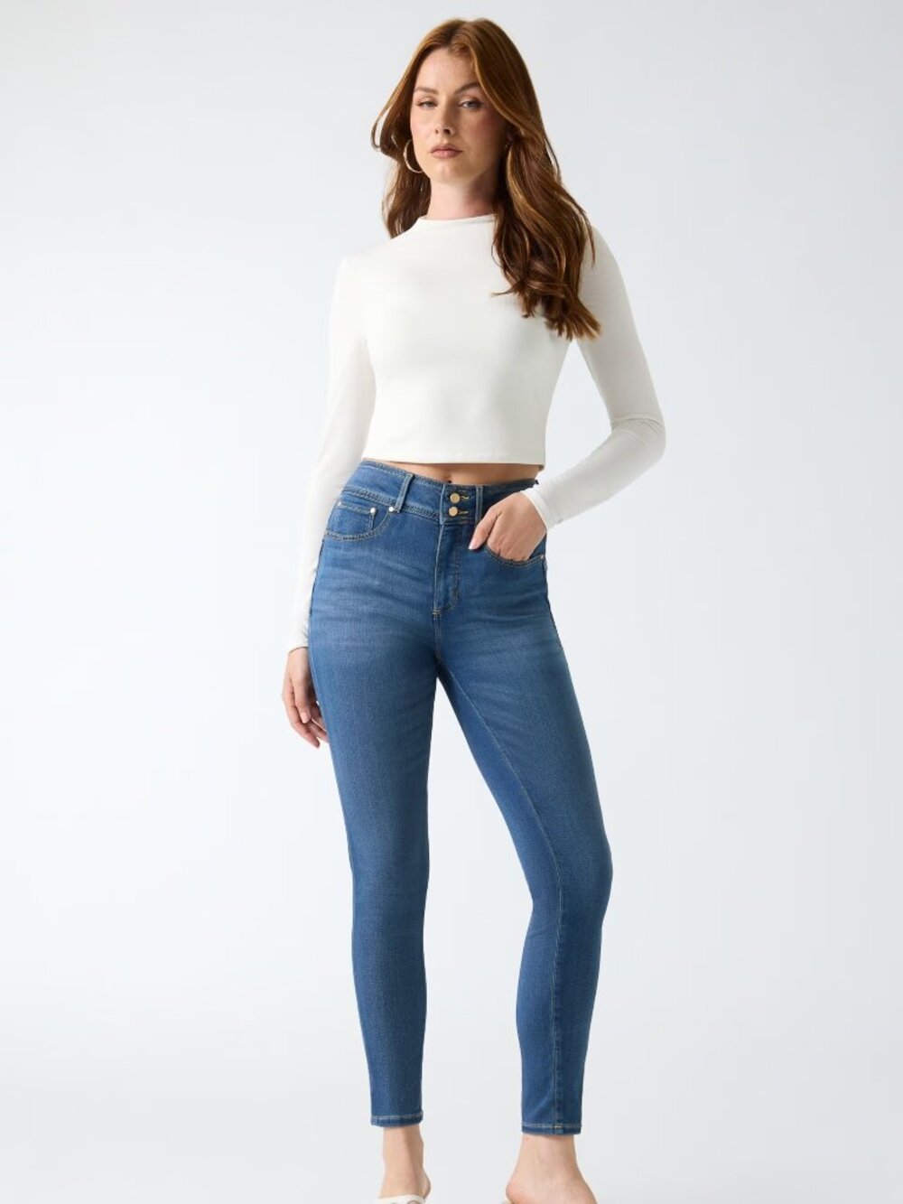 ✨ GUESS Eco Shape Up Skinny Jeans – Size 27 – Denim ✨
